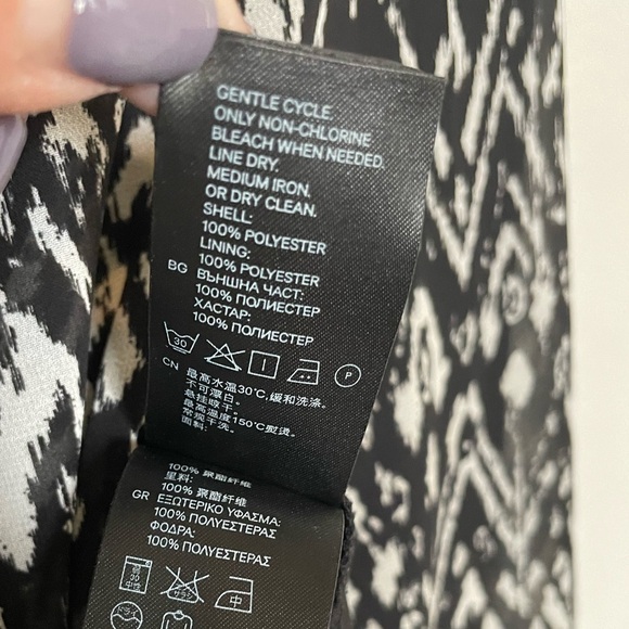 Women’s Tribal Print Chiffon Maxi Slit Skirt Size 8 - Picture 12 of 12